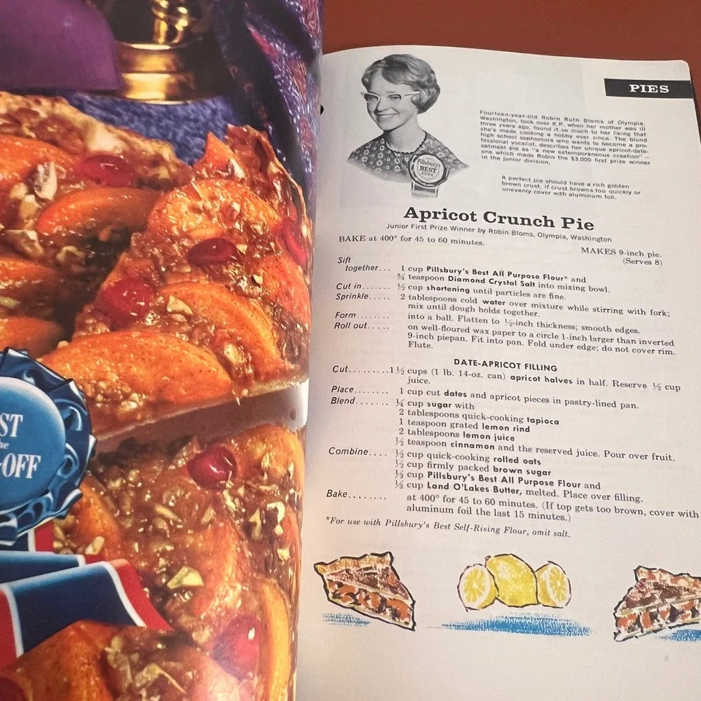 Vintage 1961 Pillsbury 13th Grand National Bake-Off Cookbook 100 Recipes Booklet